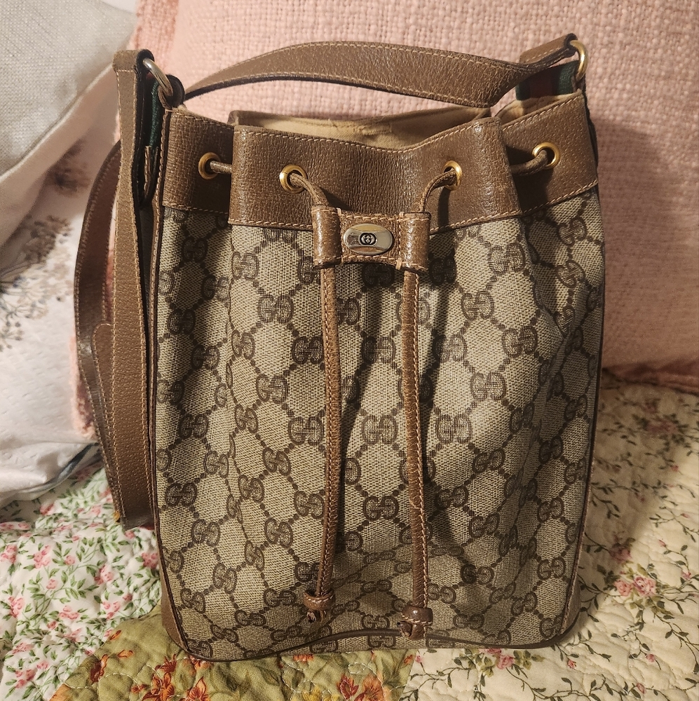 Vintage Gucci Drawstring Purse